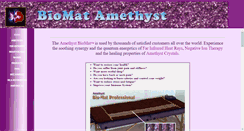 Desktop Screenshot of biomatamethyst.com