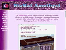Tablet Screenshot of biomatamethyst.com